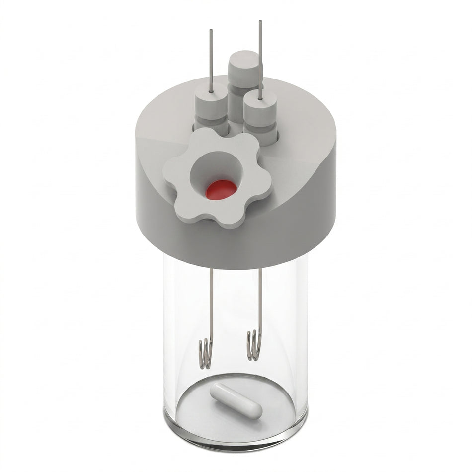 Electrosynthesis Reactor B-Series/Septa, 26 Mm Od, 3-Port AI image