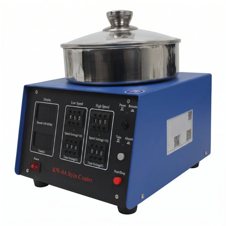 SETCAS Benchtop Spin Coater (Max. 4" Dia., 8500 rpm ) with Vacuum Pump & 1/2/4 Inch Vacuum Chucks AI image