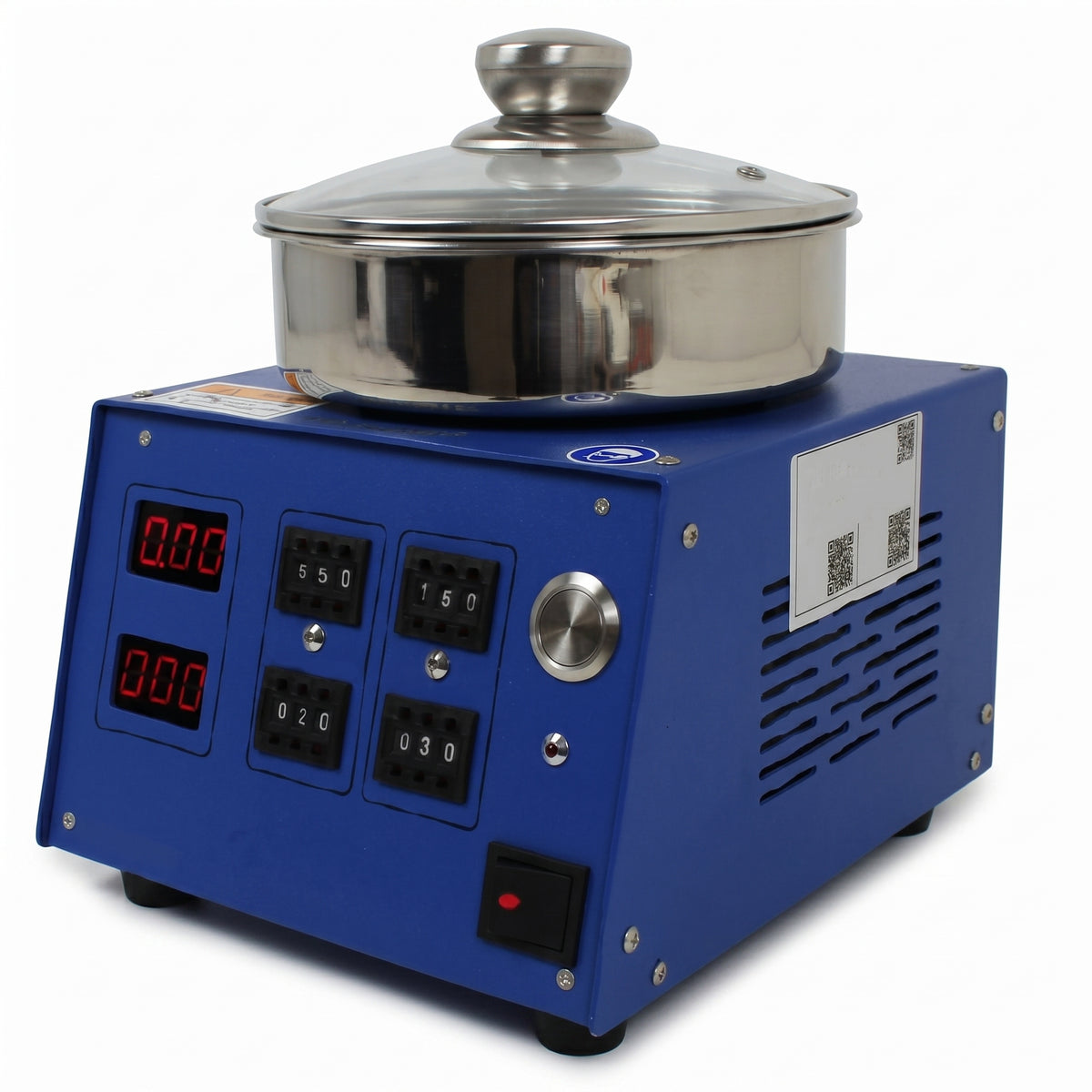 SETCAS Benchtop High-Speed Spin Coater (Max. 120mm Dia., 10,000 rpm ) with Vacuum Pump & 1/2/4 Inch Vacuum Chucks AI image