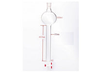 MSE PRO Chromatography Column with Sand Plate Storage Ball, 24/40, φ32mm, Effective Length 457mm, Storage Ball Capacity 500mL