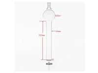 MSE PRO Sand Plate Chromatography Column with Hook, 24/40, φ46mm, Effective Length 203mm, Storage Ball Capacity 500mL