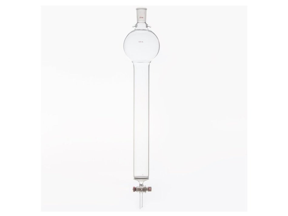 MSE PRO Sand Plate Chromatography Column with Hook, 24/40, φ46mm, Effective Length 305mm, Storage Ball Capacity 500mL