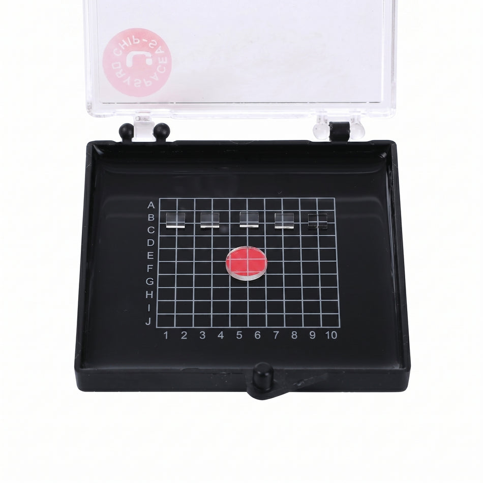 MSE PRO Pack of 10 Antistatic Sticky Gel Carrier Boxes (55x55x10 mm) for Delicate Materials Storage AI image
