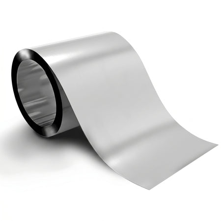 MSE PRO 99.9% Nickel Metal Foil (100 x 1000 x 0.01 mm) as Substrate for Battery Research, Film Deposition and Catalysis AI image