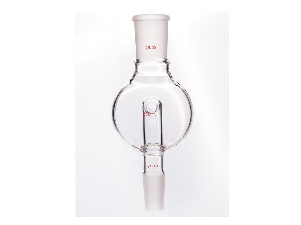 MSE PRO Splash-Proof Balls, Upper Mouth: 29/42, Lower Mouth: 24/40, 250mL - MSE Supplies LLC