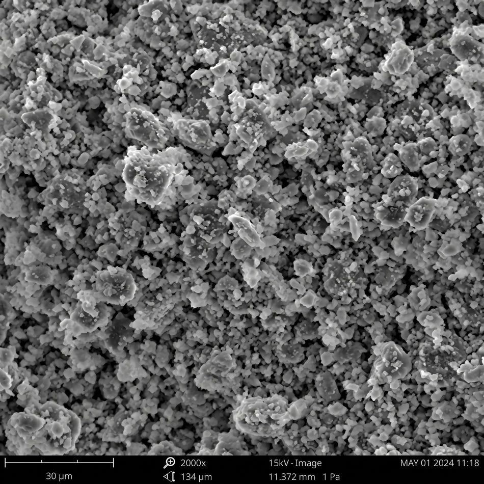 Ampcera® Argyrodite Li5.5PS4.5Cl1.5 Sulfide Solid Electrolyte, Fine Powder (D50 ~ 5 um) AI image