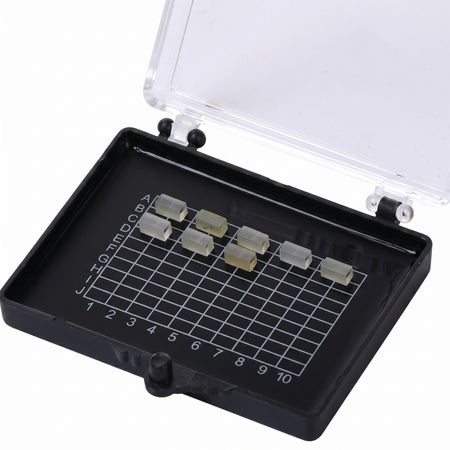 MSE PRO Pack of 10 Sticky Gel Carrier Boxes (85x85x12 mm) for Delicate Materials Storage AI image