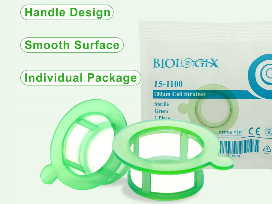 Biologix Cell Strainers, 40/70/100μm, Individual Package, Case of 100 - MSE Supplies LLC