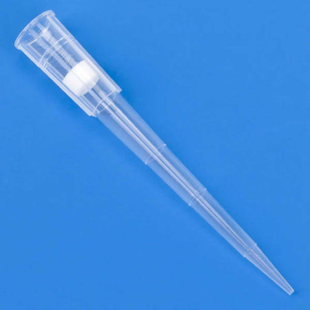 Globe Scientific Filter Tip, 1-200ul, 54mm, Low Retention, Universal, Graduated, Sterile, 96/Rack