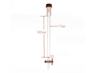 MSE PRO Sand Plate Chromatography Column, External Threads, φ17mm, Effective Length: 305mm - MSE Supplies LLC
