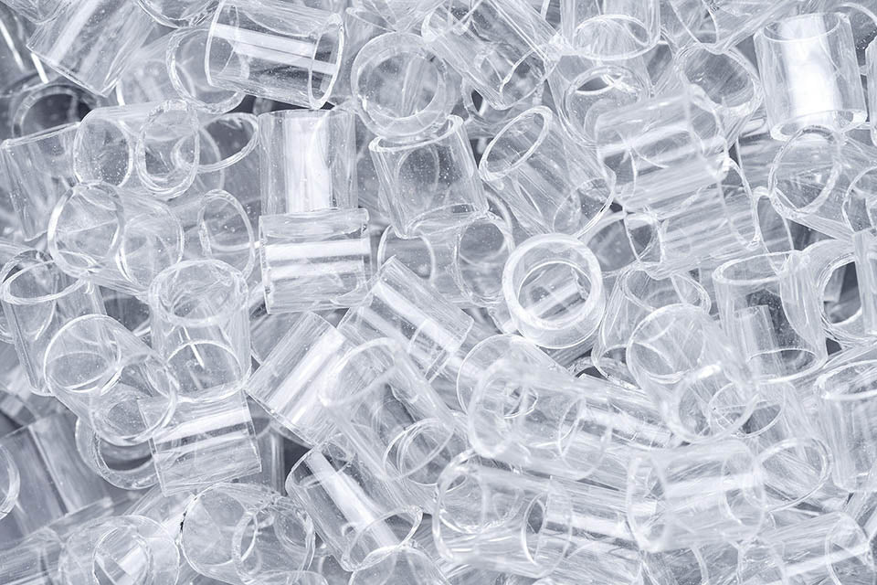 Hilgenberg Soda Lime Glass Raschig Rings, Pk of 1kg - MSE Supplies LLC