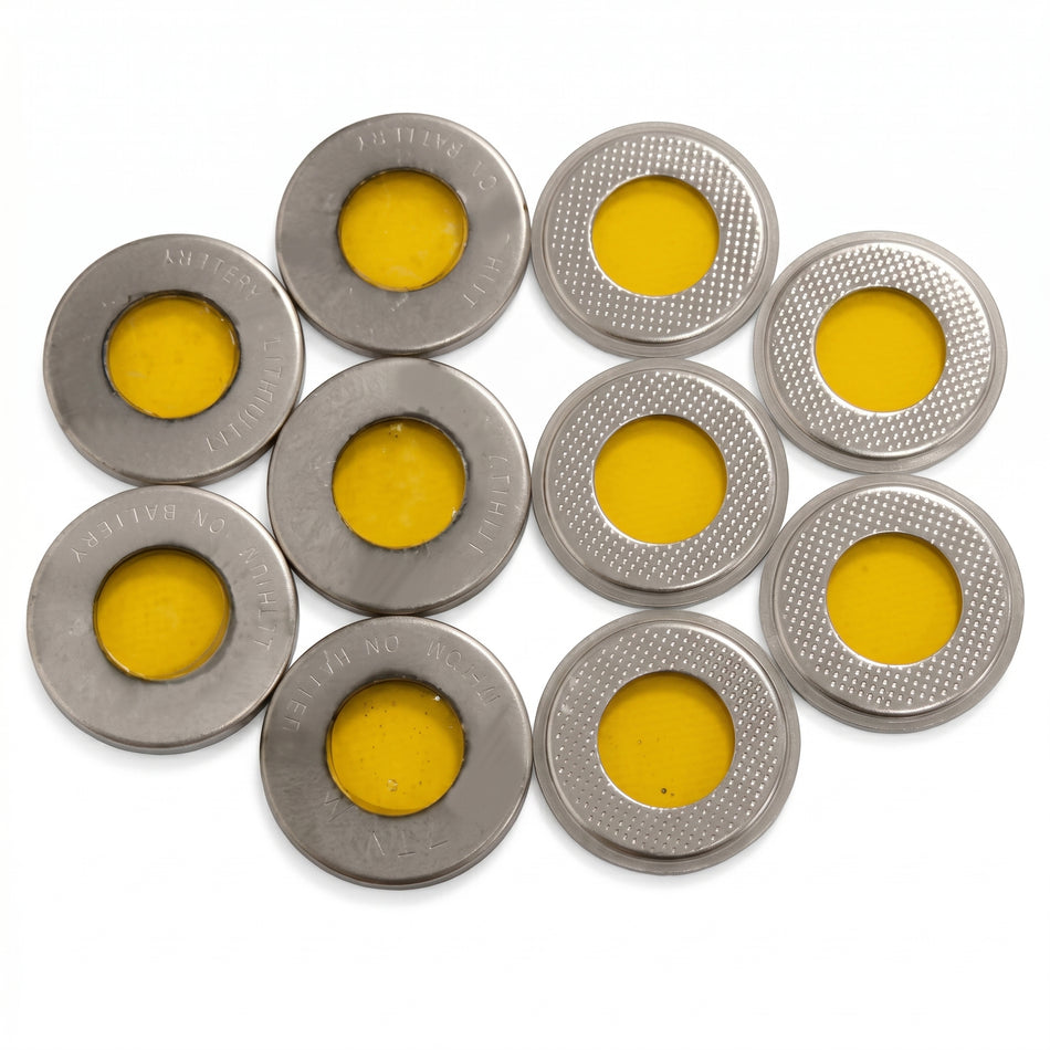 MSE PRO 5 pcs of CR2016 Coin Cell Case With Two Sides Kapton Window For In-situ XRD Measurement AI image