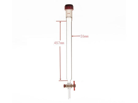 MSE PRO Chromatography Column, External Threads, φ26mm, Effective Length: 457mm - MSE Supplies LLC