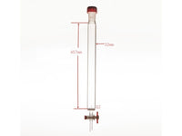 MSE PRO Sand Plate Chromatography Column, External Threads, φ32mm, Effective Length: 457mm - MSE Supplies LLC