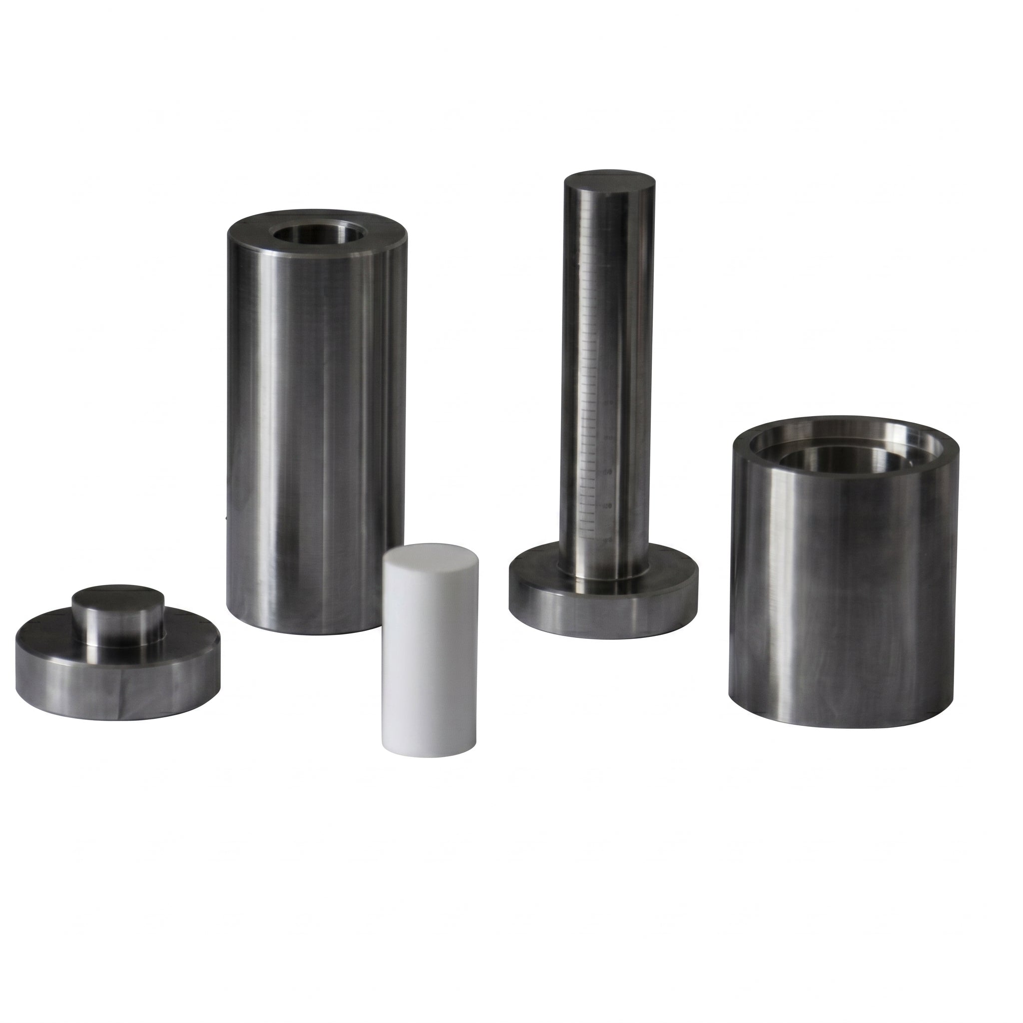 MSE PRO 0.25" (6.35 mm) Diameter Dry Pellet Pressing Die Set with Deeper Sleeve and Scale Anvil AI image