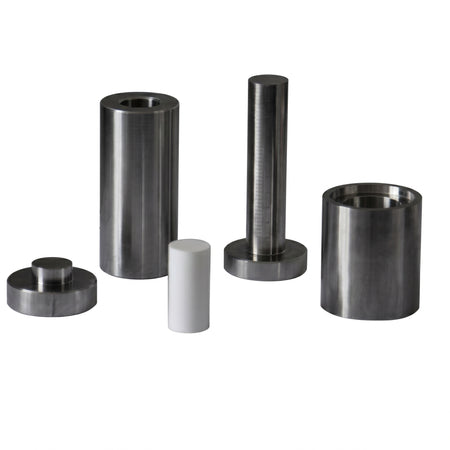MSE PRO 0.25" (6.35 mm) Diameter Dry Pellet Pressing Die Set with Deeper Sleeve and Scale Anvil AI image