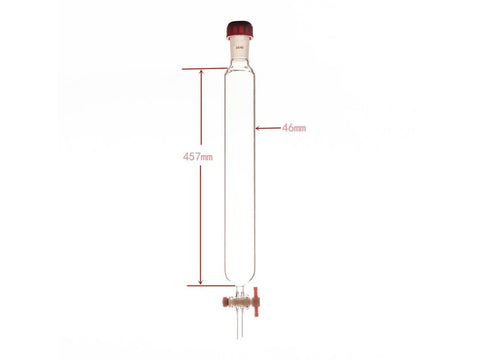 MSE PRO Chromatography Column, External Threads, φ46mm, Effective Length: 457mm