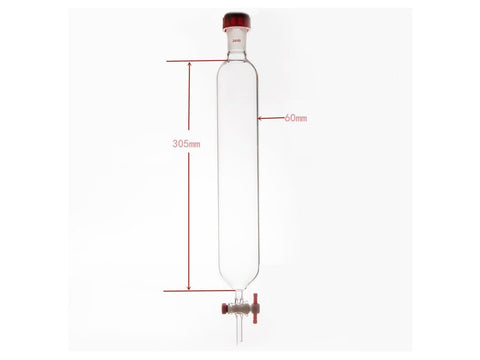 MSE PRO Chromatography Column, External Threads, φ60mm, Effective Length: 305mm
