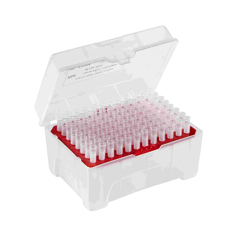 Globe Scientific Posistop Pipette Tip, 20ul Low-Retention, Graduated, 96/Rack
