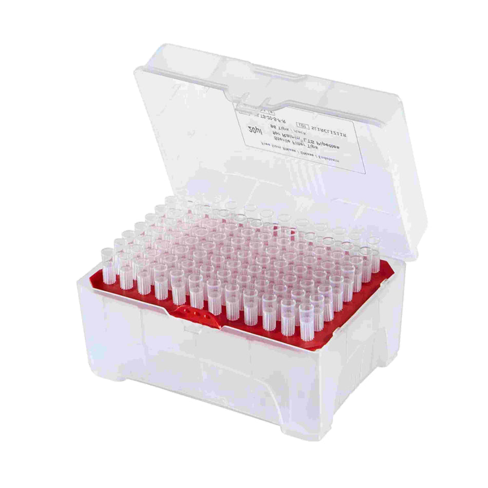 Globe Scientific Posistop Filter Pipette Tip, 20ulsterile, Graduated, 96/Rack