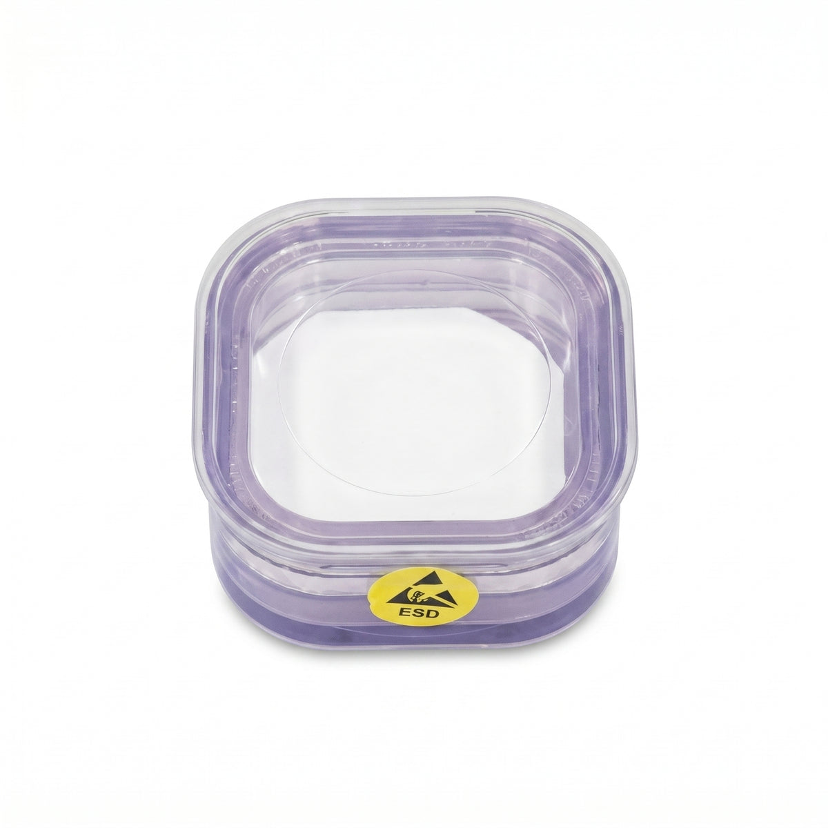 Pack of 4 MSE PRO Static Dissipative Plastic (ESD Safe) Membrane Boxes (55x55x25 mm) for Delicate Materials Storage AI image