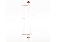 MSE PRO Sand Plate Chromatography Column, External Threads, φ60mm, Effective Length: 457mm
