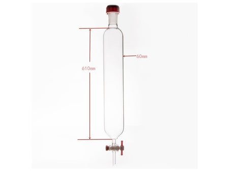 MSE PRO Chromatography Column, External Threads, φ60mm, Effective Length: 610mm