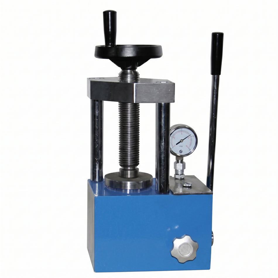 MSE PRO Lab Scale 12-Ton Manual Hydraulic Pellet Press AI image