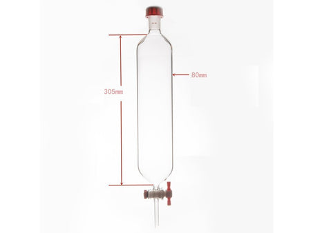 MSE PRO Chromatography Column, External Threads, φ80mm, Effective Length: 305mm