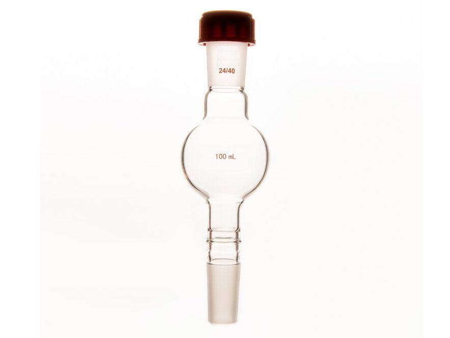 MSE PRO Chromatography Solvent Storage Bottle, with External Threads, 100mL, 24/40