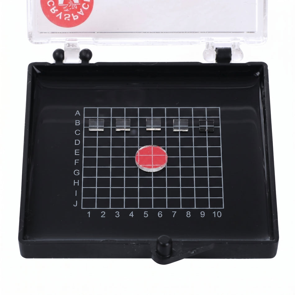 MSE PRO Pack of 10 Antistatic Sticky Gel Carrier Boxes (85x85x12 mm) for Delicate Materials Storage AI image
