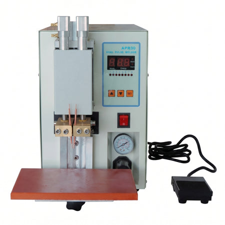 MSE PRO Single Point Pneumatic Welding Machine for Cylinder Cell Battery Tab Welding AI image