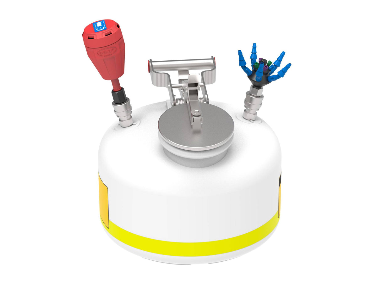 S.C.A.T HPLC Manifold with Stainless Steel Quick Disconnect for Justrite Containers - MSE Supplies LLC
