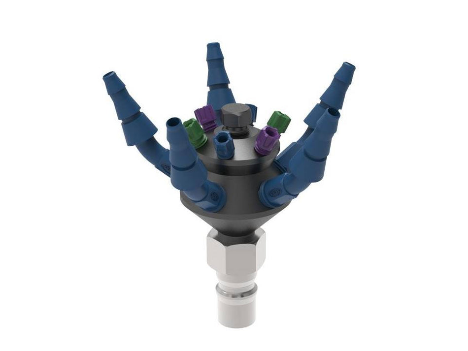 S.C.A.T HPLC Manifold with Stainless Steel Quick Disconnect for Justrite Containers - MSE Supplies LLC
