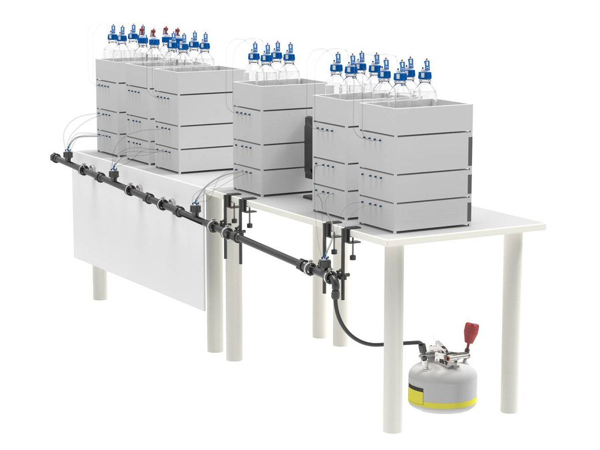 S.C.A.T GL25 Adapter for Justrite Container, Flex Tube to Stainless - MSE Supplies LLC