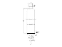 MSE PRO Sand Plate Chromatography Column, 25# Internal Thread, φ80mm, 4mm Aperture, Effective Length: 305mm