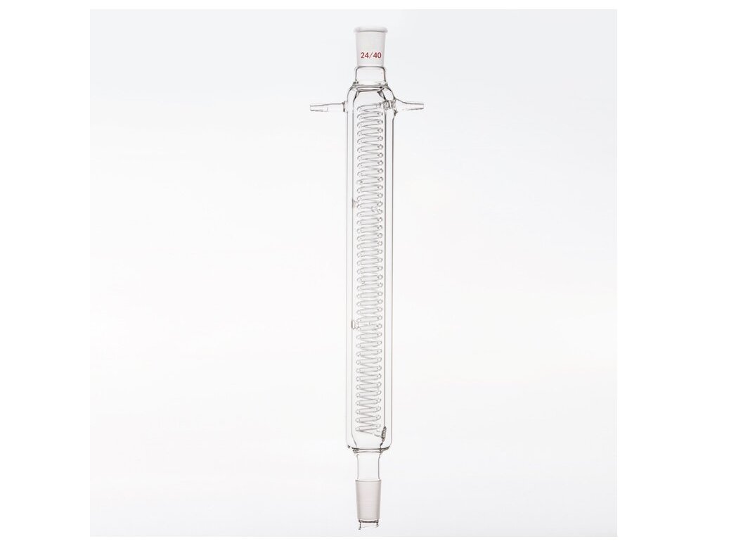 MSE PRO Sandwich High Efficiency Reflux Condenser, 24/40, Sandwich Length 400mm, φ10mm Small Nozzle