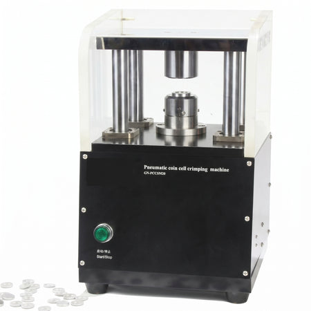 Gelon Ar Glovebox Compatible Fast Pneumatic Crimper for CR20XX Series Coin Cells AI image