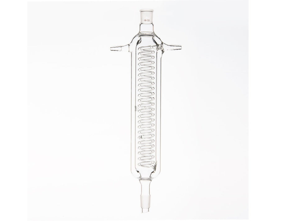 MSE PRO Sandwich High Efficiency Reflux Condenser, 19/22, Sandwich Length 250mm, φ10mm Small Nozzle