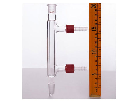 MSE PRO Straight Condenser, with Detachable Nozzle, 14/20, Effective Length 120mm, φ8mm Nozzle