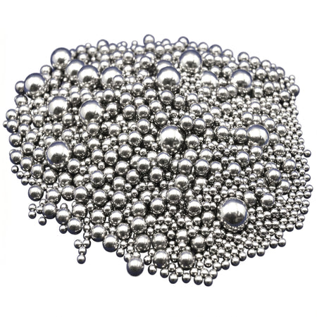 MSE PRO Milling Media Set for 5L (5000 ml) 440C SS Roller Mill Jar (Smaller Media) AI image