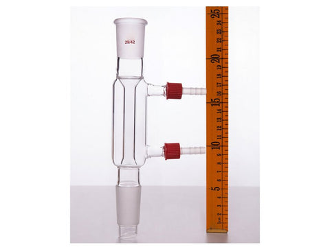 MSE PRO Straight Condenser, with Detachable Nozzle, 29/42, Effective Length 100mm, φ8mm Nozzle