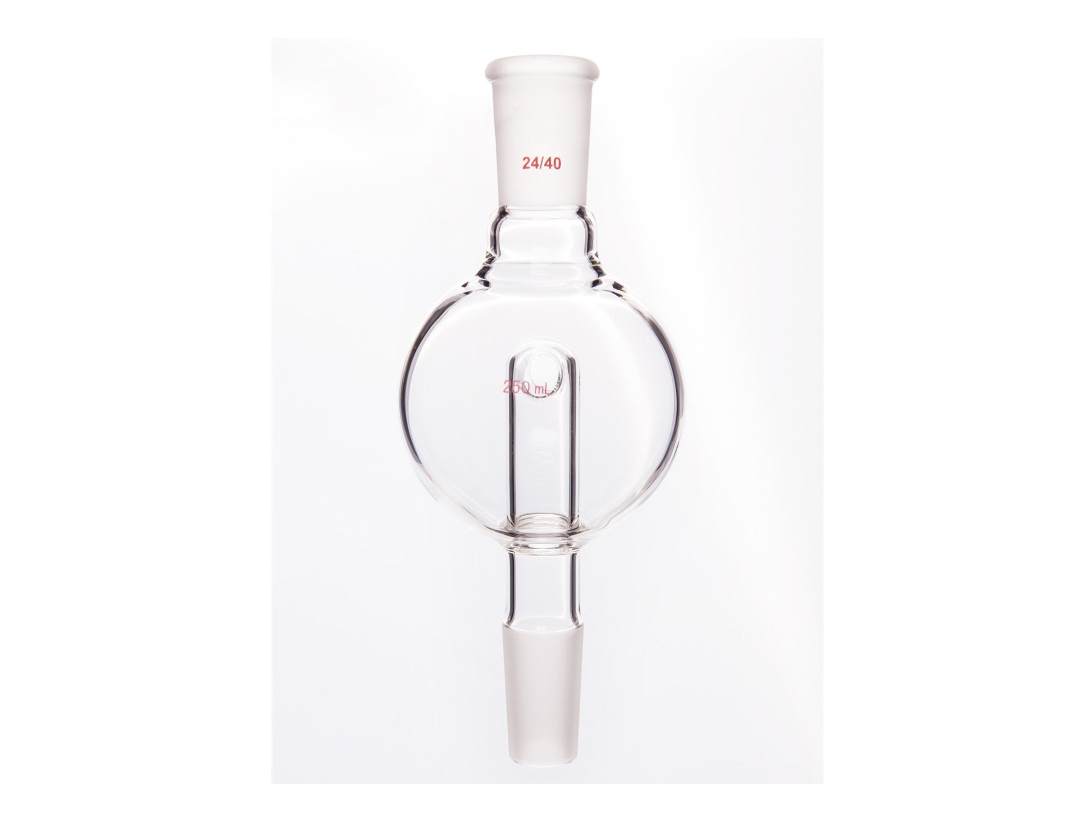 MSE PRO Splash-Proof Balls, Upper Mouth: 24/40, Lower Mouth: 24/40, 250mL - MSE Supplies LLC