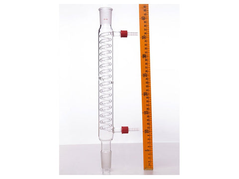 MSE PRO Snake Type Condenser, with Detachable Nozzle, 29/42, Effective Length 300mm, φ8mm Nozzle