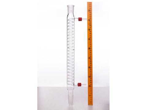 MSE PRO Snake Type Condenser, with Detachable Nozzle, 29/42, Effective Length 400mm, φ8mm Nozzle