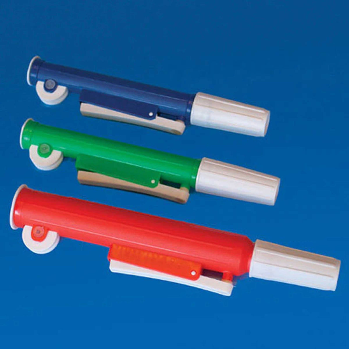 Globe Scientific Pipette Filler, Quick Releasefor Up To 10ml Pipettes, Green