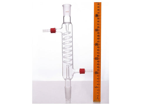 MSE PRO Grignard Snake Condenser, 24/40, Effective Length: 200mm, φ8mm Detachable Nozzle