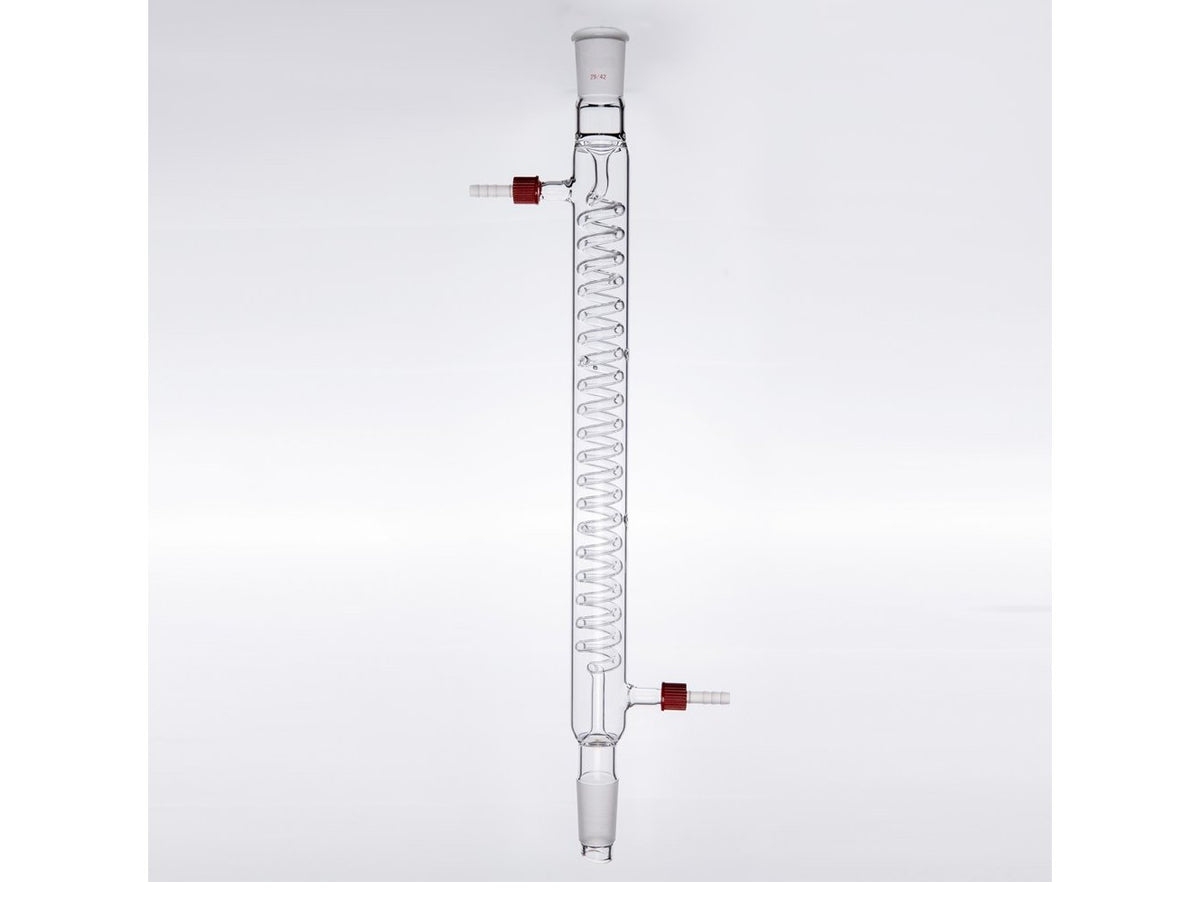 MSE PRO Grignard Snake Condenser, 29/42, Effective Length: 400mm, φ8mm Detachable Nozzle - MSE Supplies LLC