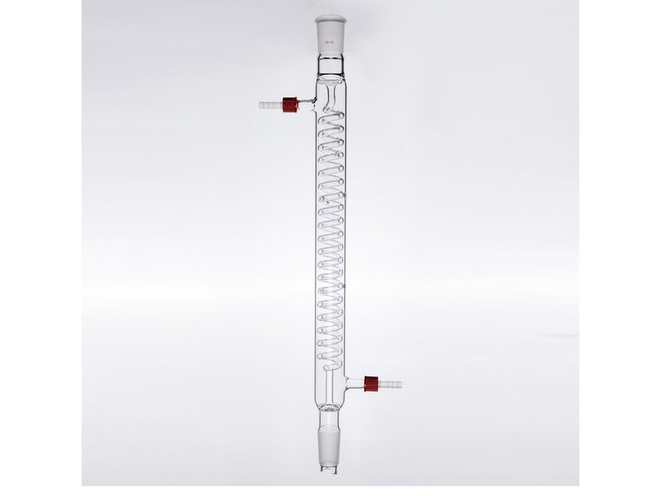 MSE PRO Grignard Snake Condenser, 29/42, Effective Length: 400mm, φ8mm Detachable Nozzle - MSE Supplies LLC