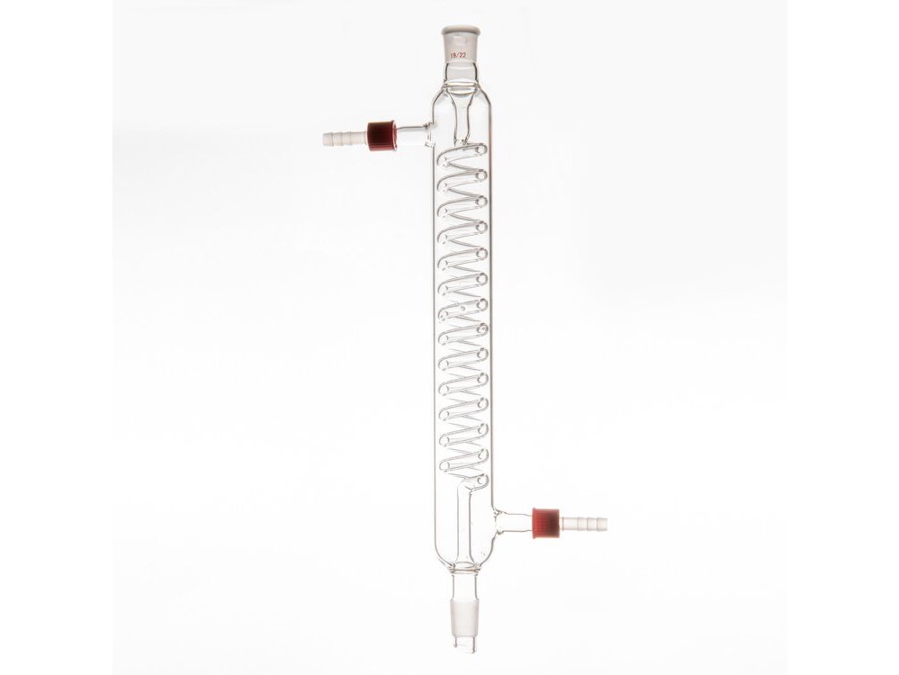 MSE PRO Grignard Snake Condenser, 19/22, Effective Length: 300mm, φ8mm ...